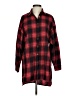Talula Plaid Red Long Sleeve Button-Down Shirt Size S - photo 1