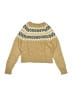 Crewcuts Chevron-herringbone Gold Pullover Sweater Size 6 - 7 - photo 2