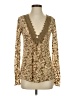 Testament Gold Long Sleeve Blouse Size XS - photo 1