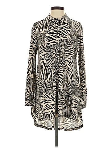 Women With Control Long Sleeve Blouse (view 1)