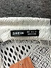 Shein 100% Polyester Ivory Long Sleeve Blouse Size 4 - photo 6