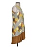 Logo Layers Print Gray Brown Sleeveless Blouse Size XXS - photo 4