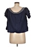 Unbranded Blue Short Sleeve Top Size M - photo 2