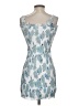 Hudson Gray 100% Polyester Print Blue Cocktail Dress Size S - photo 2
