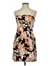 Forever 21 100% Polyester Floral Brown Cocktail Dress Size M - photo 1