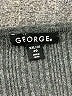 George Stripes Gray Pullover Sweater Size 20 - photo 4