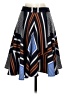 Harlyn 100% Rayon Graphic Blue Casual Skirt Size XS - photo 2