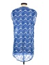 J.Crew 100% Cotton Blue Sleeveless Blouse Size XXS - photo 2