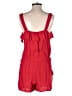 Ella Moss Solid Red Romper Size S - photo 2