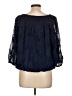 Studio M 100% Polyester Blue 3/4 Sleeve T-Shirt Size L - photo 2