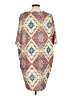 Lularoe Print Tan Casual Dress Size M - photo 2