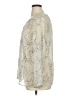 TWO by Vince Camuto 100% Polyester Metallic Silver Long Sleeve Blouse Size XL - photo 5
