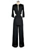 Zara 100% Polyester Solid Black Jumpsuit Size XS - photo 2