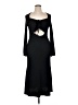 Topshop 100% Polyester Black Cocktail Dress Size 14 - photo 1