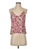 Lavender Brown 100% Polyester Pink Sleeveless Top Size S - photo 1