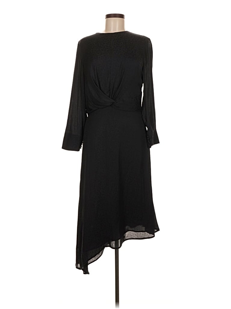 Pre-owned Mango Casual Dress In Black
