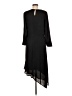 Mango 100% Polyester Black Casual Dress Size 6 - photo 2