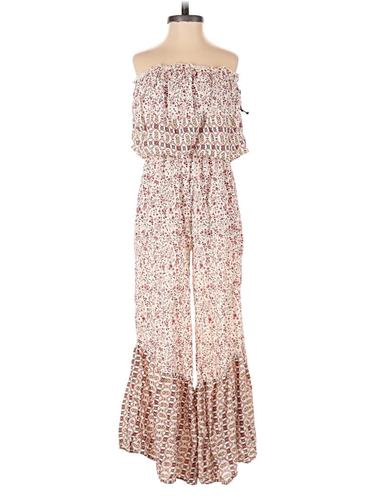 Pre-owned Japna Jumpsuit In White