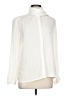Assorted Brands 100% Polyester Ivory Long Sleeve Blouse Size 12 - photo 1