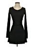 Unbranded Solid Black Casual Dress Size S - photo 1