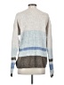 Flat White Color Block Gray Pullover Sweater Size S - photo 2