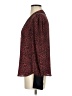 Express 100% Polyester Burgundy Long Sleeve Blouse Size XS - photo 5