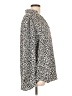 Ann Taylor 100% Polyester Animal Print Ivory Long Sleeve Blouse Size L - photo 4