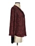 Express 100% Polyester Burgundy Long Sleeve Blouse Size XS - photo 4