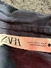 Zara Black 3/4 Sleeve Button-Down Shirt Size XS - photo 7