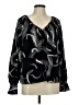 Nine West 100% Polyester Black Long Sleeve Blouse Size M - photo 1