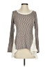 Clu + Willoughby Brown Long Sleeve Top Size S - photo 1