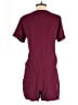 Splendid 100% Rayon Solid Burgundy Romper Size S - photo 2