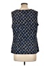 Evan Picone Blue Sleeveless Blouse Size L - photo 2