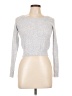 Jessica Simpson Metallic Silver Pullover Sweater Size L - photo 1