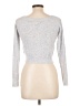Jessica Simpson Metallic Silver Pullover Sweater Size L - photo 2