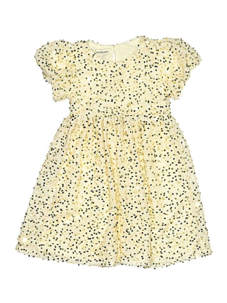 Pre-owned Assorted Brands Kids' Dress In Yellow