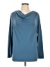 Midnight Velvet Teal Long Sleeve Top Size L - photo 1