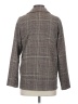 Shein 100% Polyester Plaid Gray Blazer Size 2 - photo 2