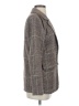 Shein 100% Polyester Plaid Gray Blazer Size 2 - photo 4