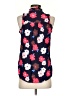 Gibson 100% Rayon Blue Sleeveless Blouse Size S - photo 2