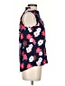 Gibson 100% Rayon Blue Sleeveless Blouse Size S - photo 4