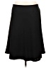 Ann Taylor 100% Polyester Solid Black Casual Skirt Size 14 - photo 2