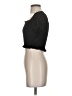 Rewind Black Short Sleeve Top Size S - photo 5