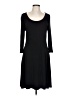 PREMISE Solid Black Casual Dress Size L - photo 1