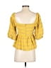 VICI Yellow 3/4 Sleeve Blouse Size XS - photo 2