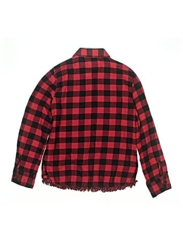 Justice Long Sleeve Button-Down Shirt (view 2)