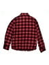 Justice Plaid Red Long Sleeve Button-Down Shirt Size 10 - photo 2