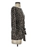 Ann Taylor Brown 3/4 Sleeve Top Size S - photo 4