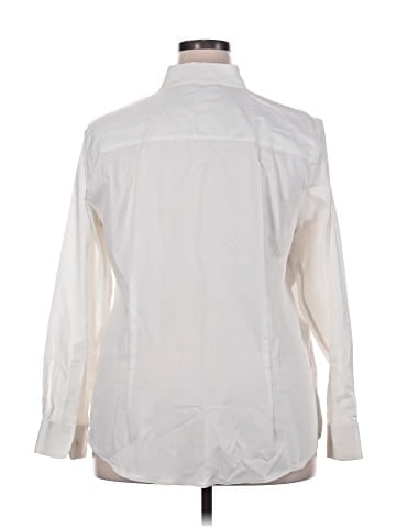 Jones New York Signature Long Sleeve Button-Down Shirt (view 2)