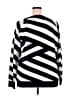 Ella Stripes Black Pullover Sweater Size 2X - photo 2
